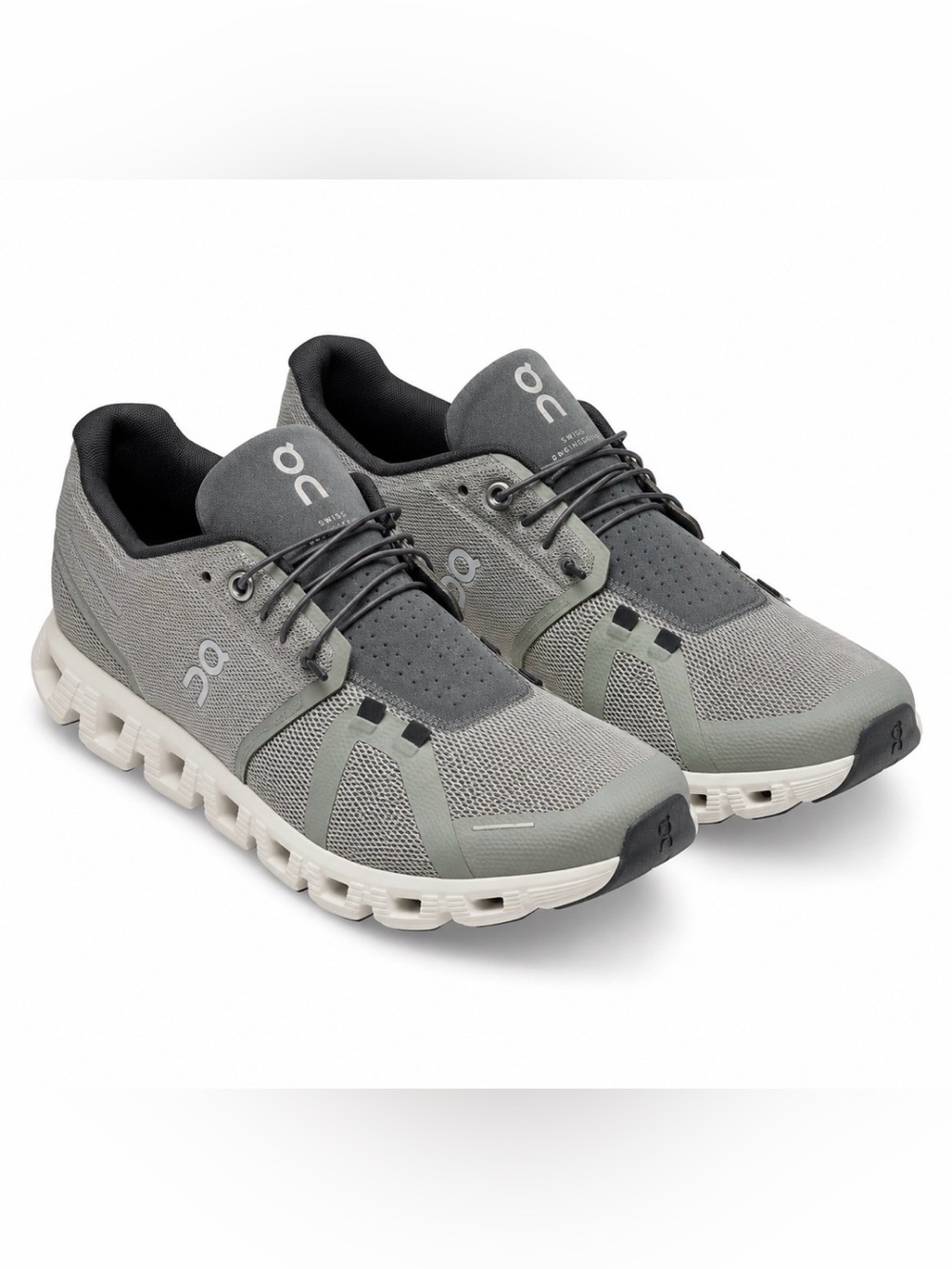 On Cloud 5 Running Shoes Gray Mesh Sneakers Men’s Size 11.5